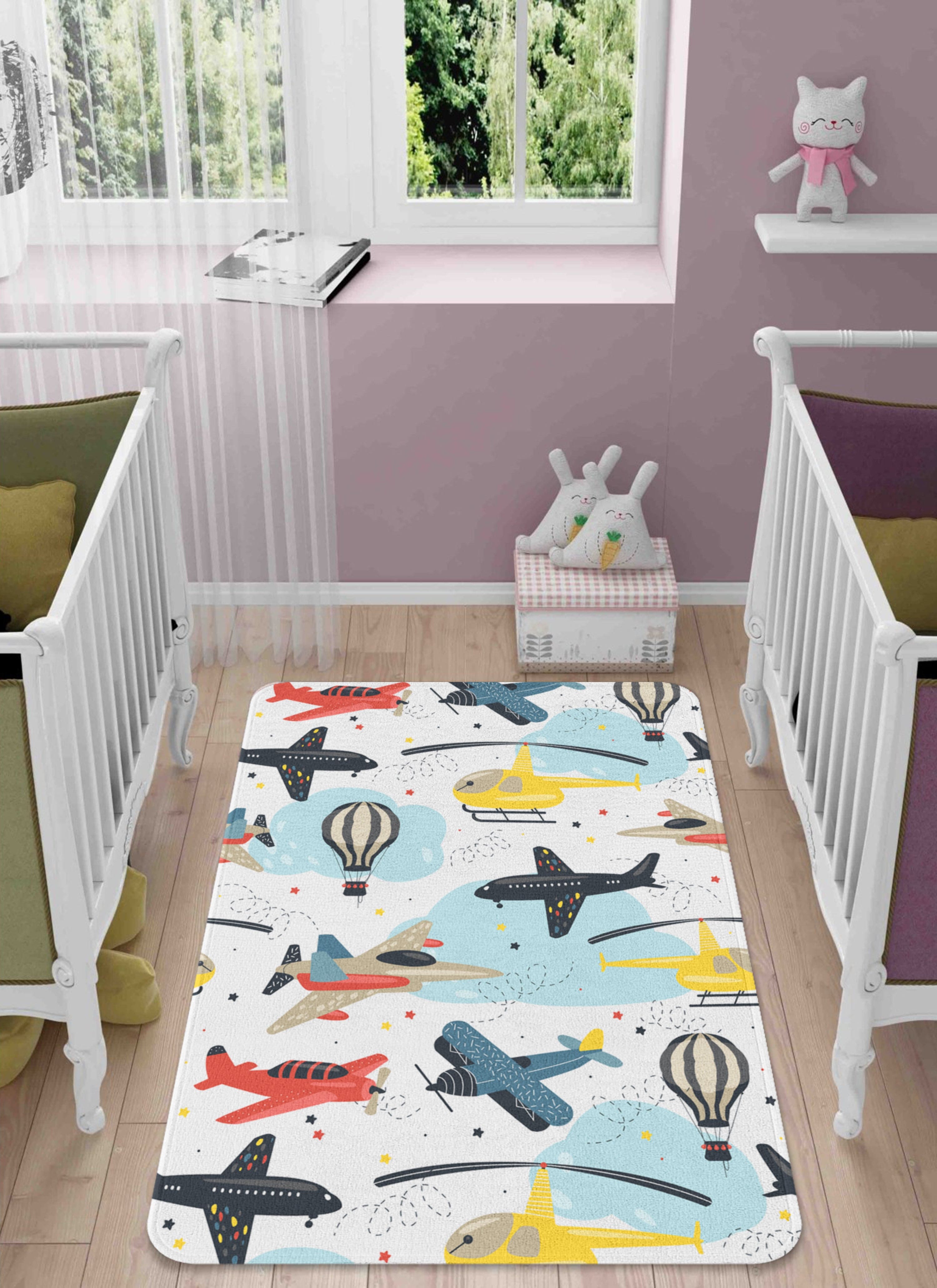 Tappeto per bambini Planist 1018 Multicolore (1)