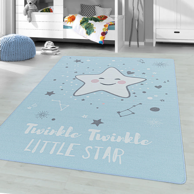 Tappeto per bambini Play 2901 Stars Blu (1)