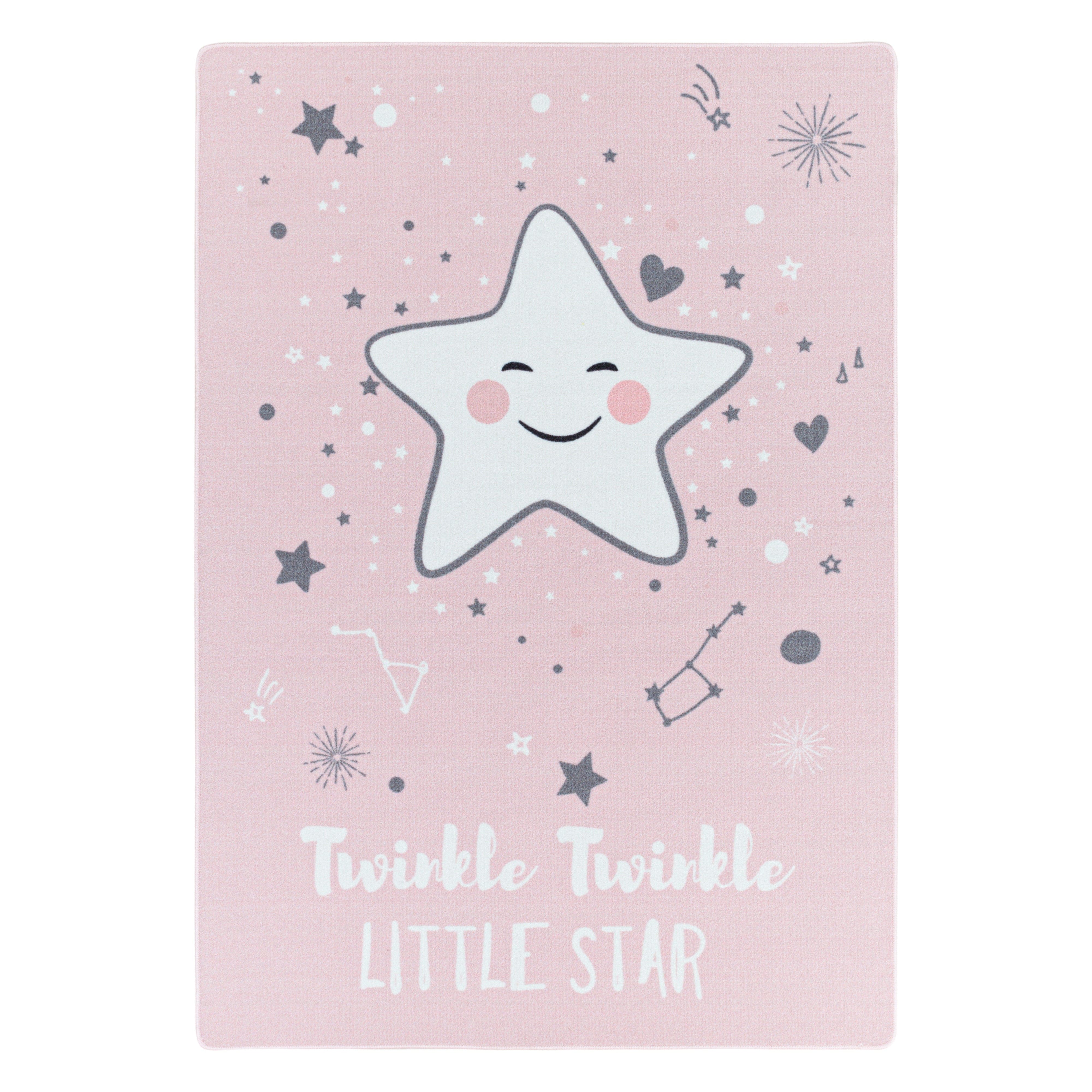 Tappeto per bambini Play 2901 Stars Rosa & AYYTPCH-PLAY2901PINK & AYYTPCH-PLAY2901PINK