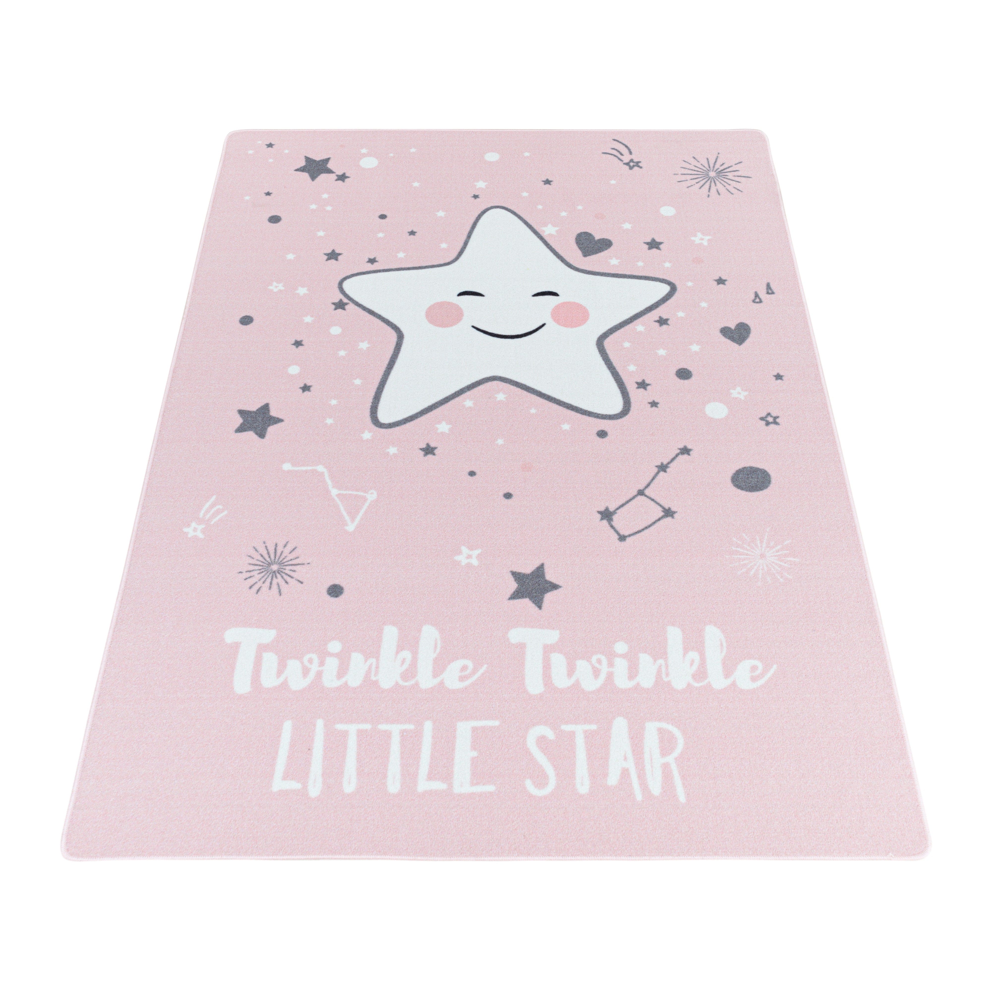Tappeto per bambini Play 2901 Stars Rosa (2)