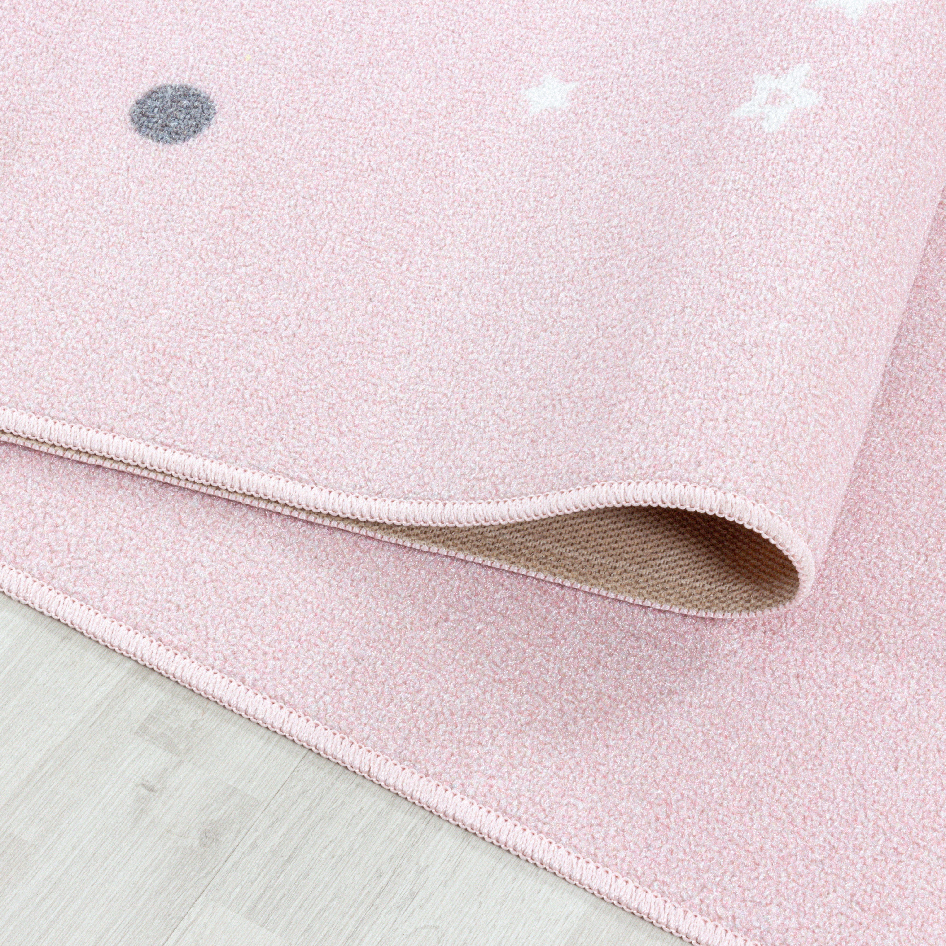 Tappeto per bambini Play 2901 Stars Rosa (4)