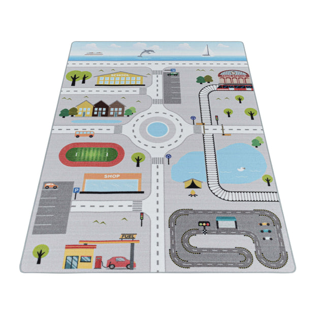 Tappeto per bambini Play 2902 Stars Grigio (2)