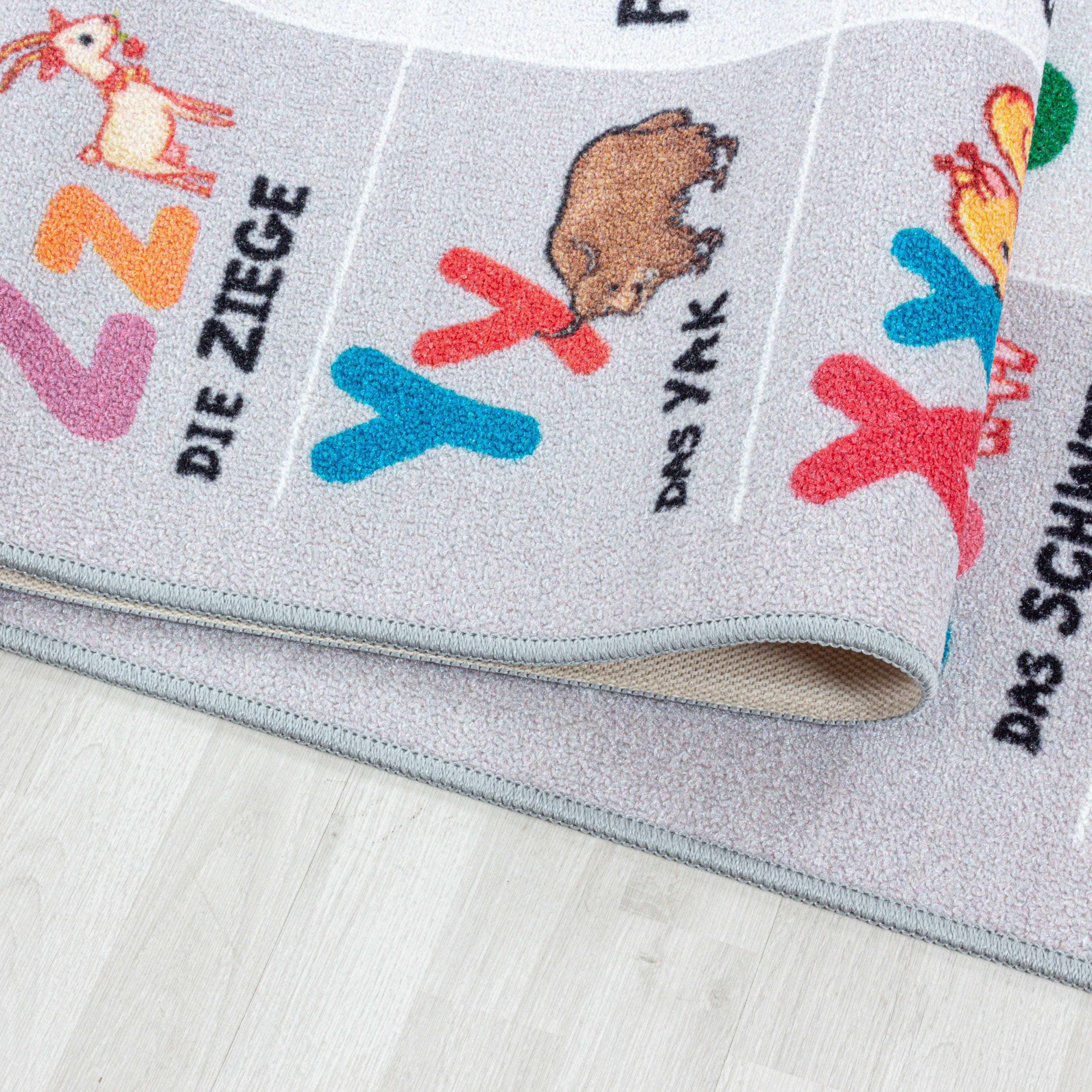 Tappeto per bambini Play 2904 Animals Grigio (4)