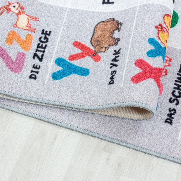 Tappeto per bambini Play 2904 Animals Grigio (4)