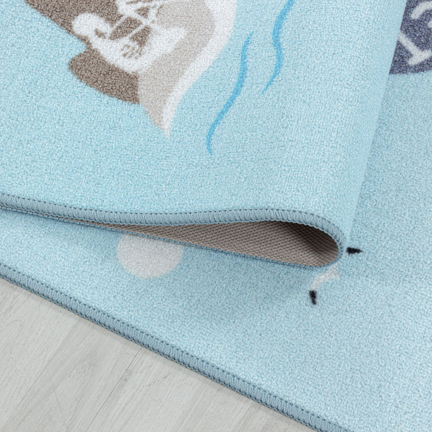 Tappeto per bambini Play 2908 Pirate Blu (4)