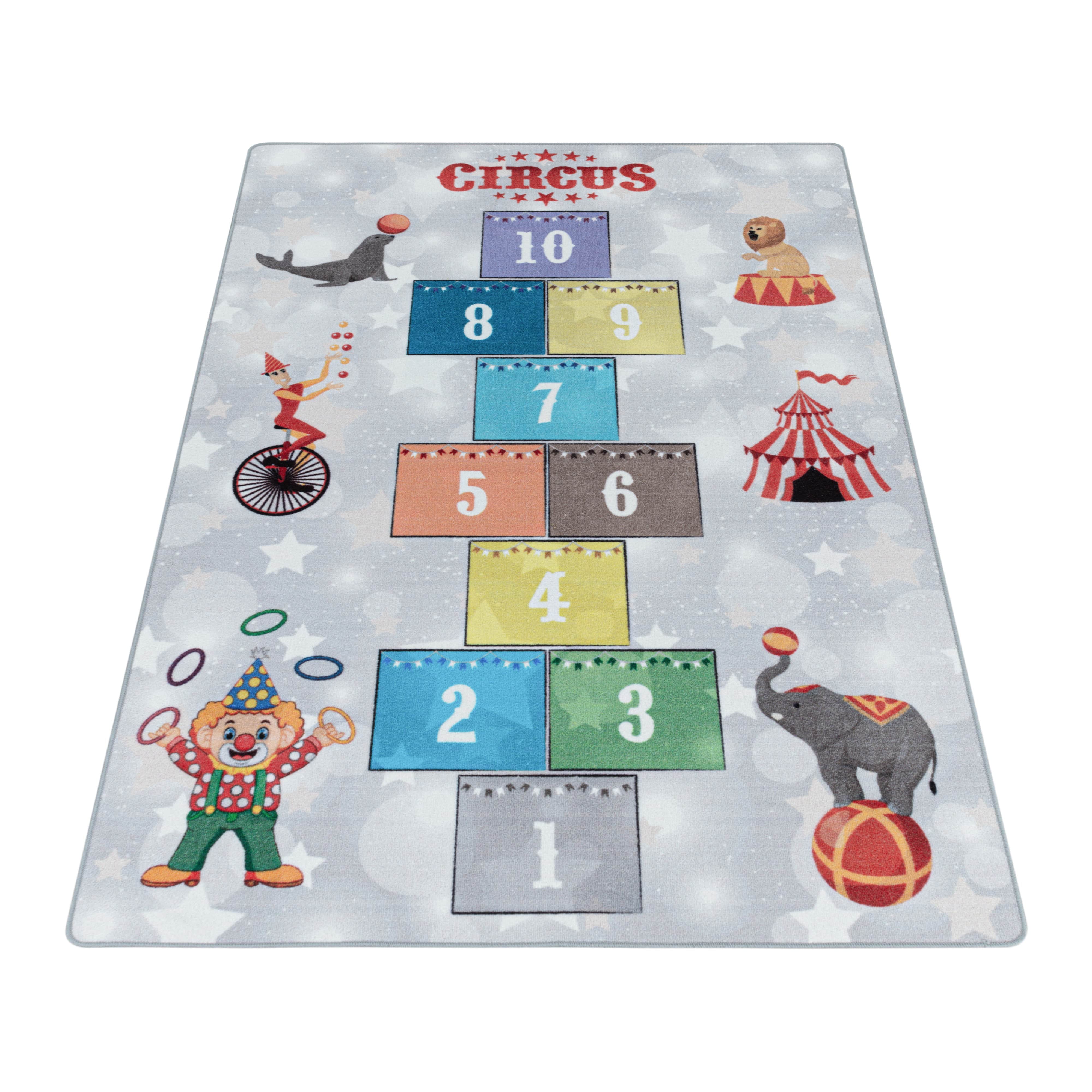 Tappeto per bambini Play 2909 Hopscotch Grigio (2)