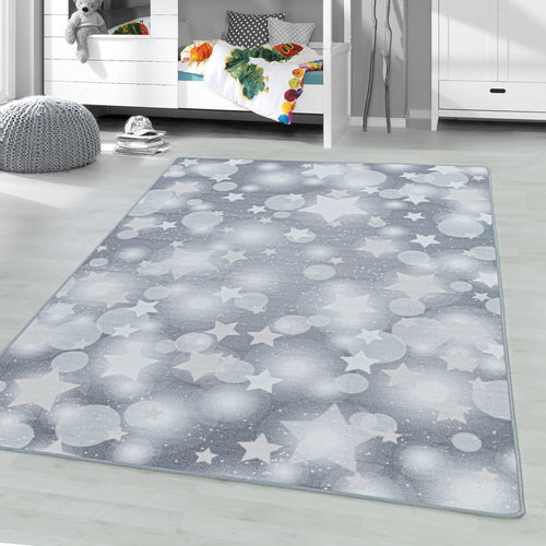 Tappeto per bambini Play 2916 Stars Grigio (1)