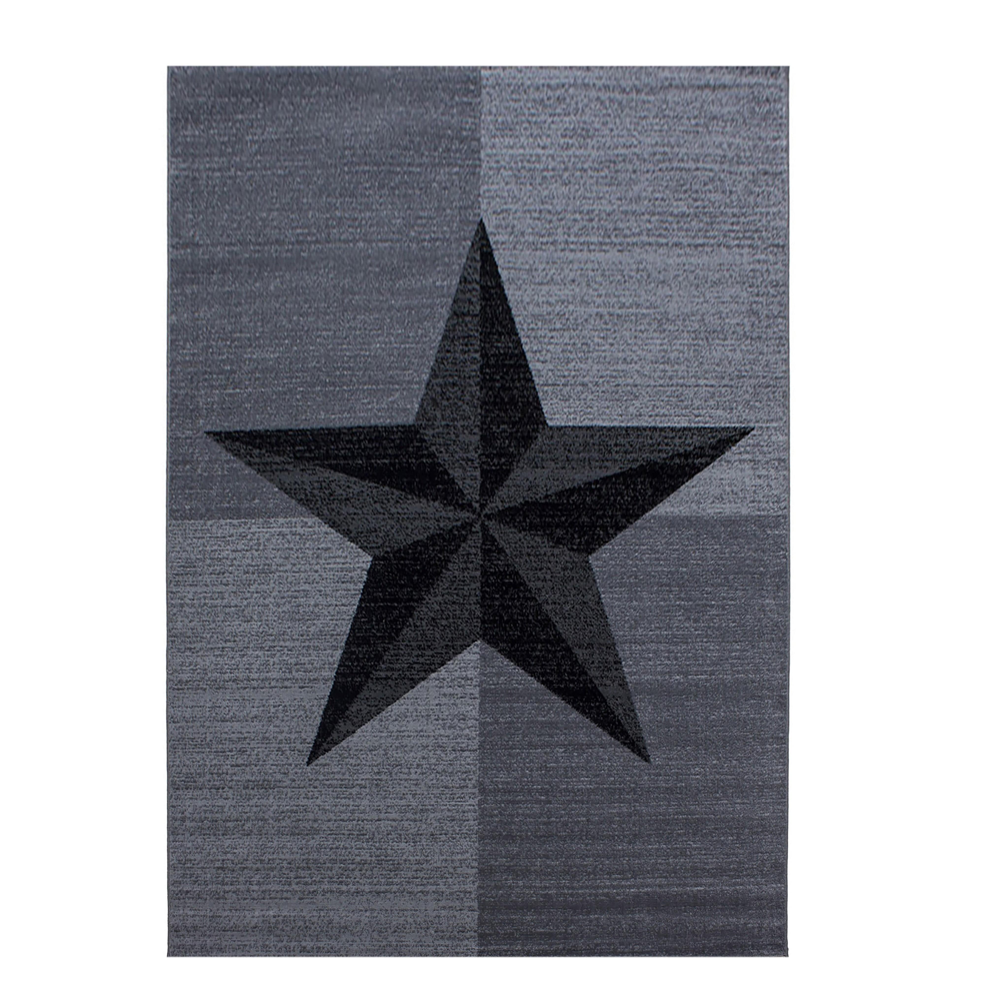 Ayyildiz Teppiche Tappeto per bambini Plus 8002 Stars Grigio