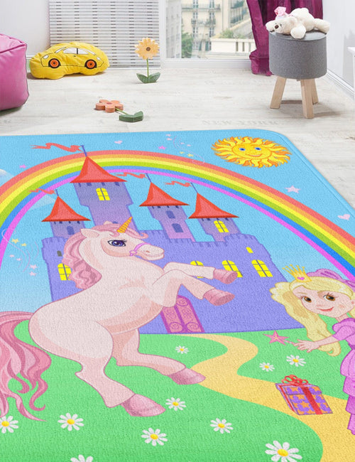 Tappeto per bambini Rainbow 2014 Multicolore