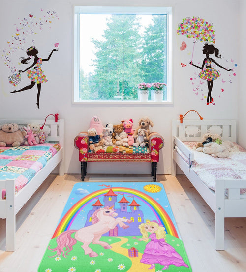 Tappeto per bambini Rainbow 2014 Multicolore (1)