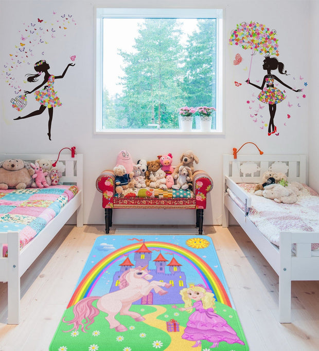 Tappeto per bambini Rainbow 2014 Multicolore (1)
