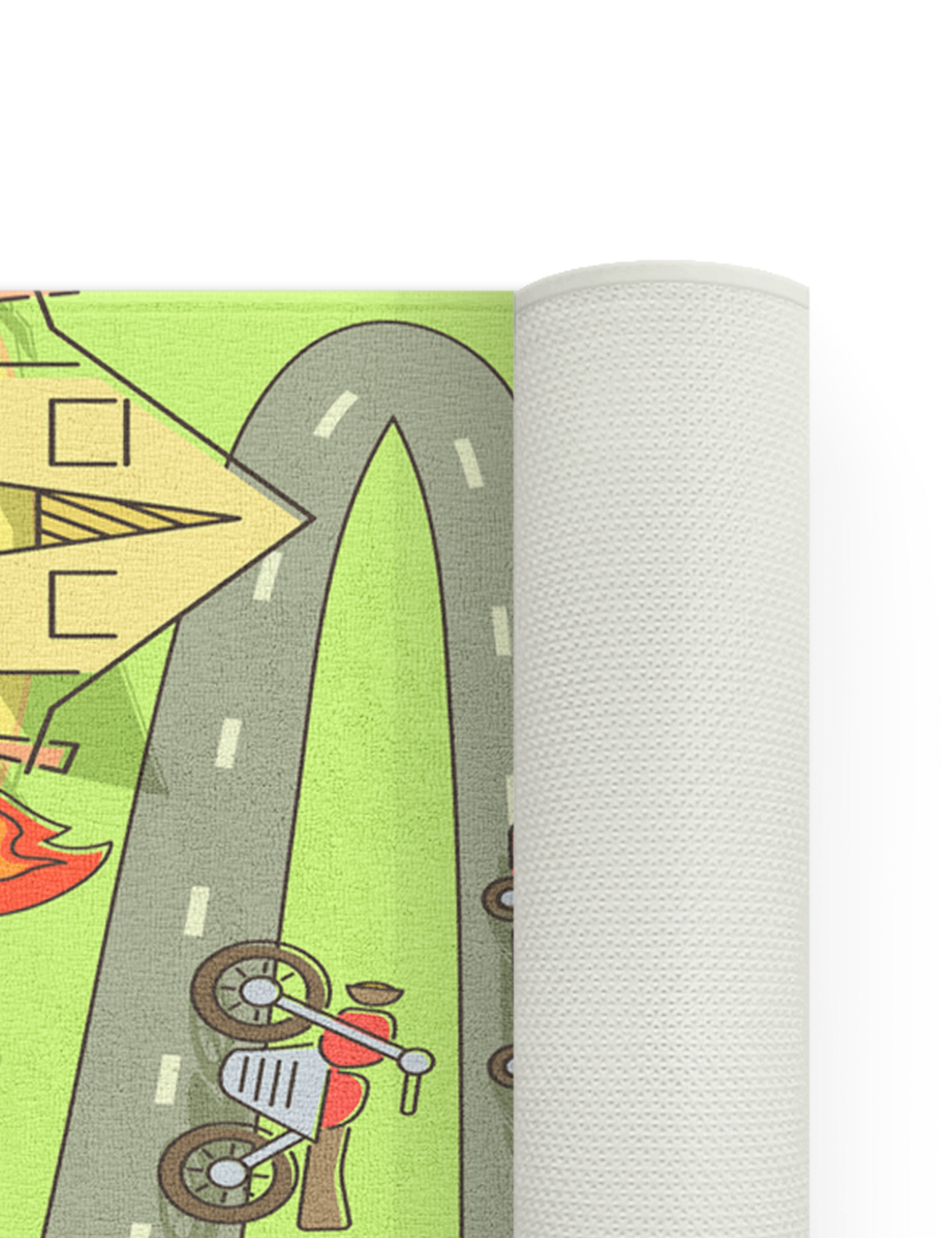 Tappeto per bambini Road 1040 Multicolore (3)