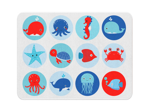Tappeto per bambini Underwater 19034 Multicolore