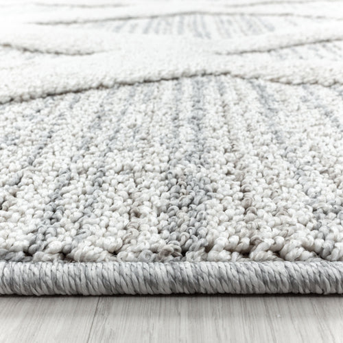 Tappeto Pisa 4703 Round Boho Design Grigio (1)