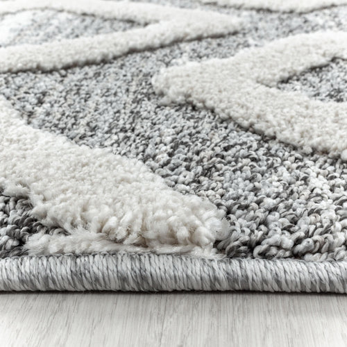 Tappeto Pisa 4704 Round Boho Design Grigio (1)