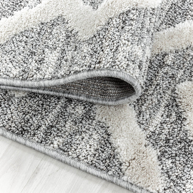 Tappeto Pisa 4704 Round Boho Design Grigio (2)