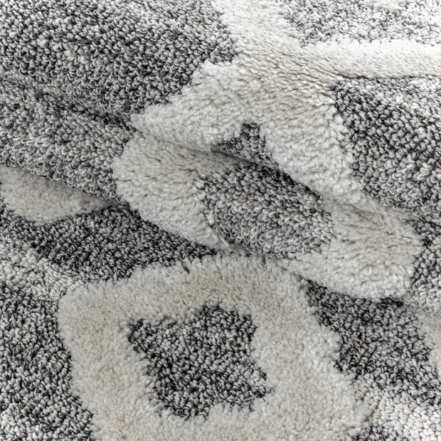 Tappeto Pisa 4704 Round Boho Design Grigio (3)