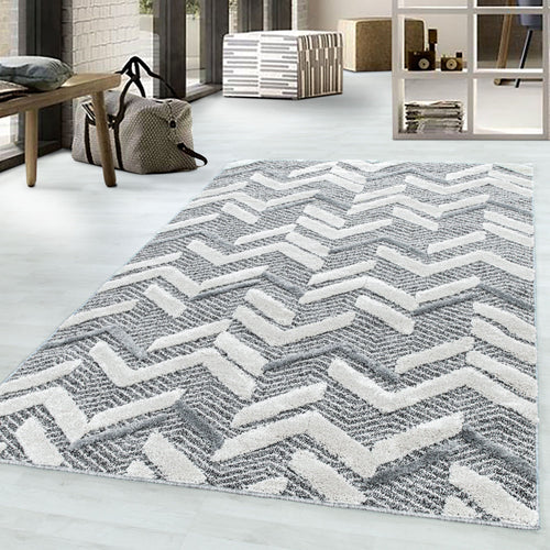 Tappeto Pisa 4705 Berber Design Grigio (1)
