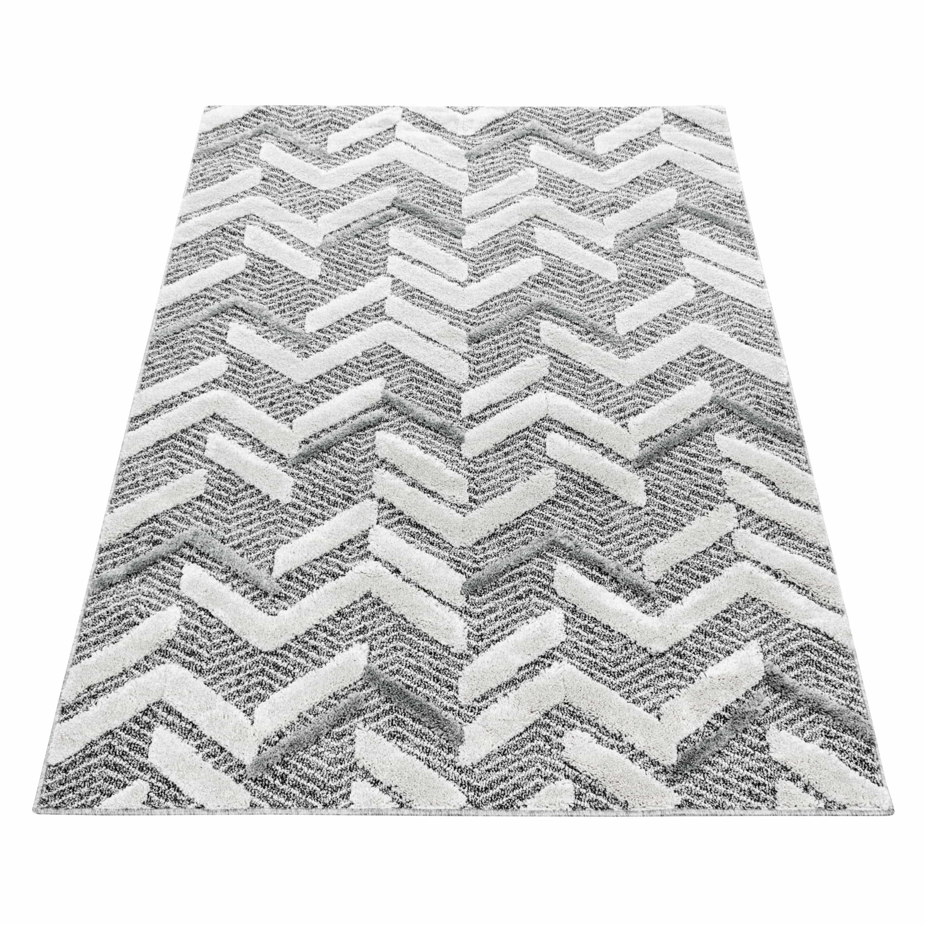 Tappeto Pisa 4705 Berber Design Grigio (2)