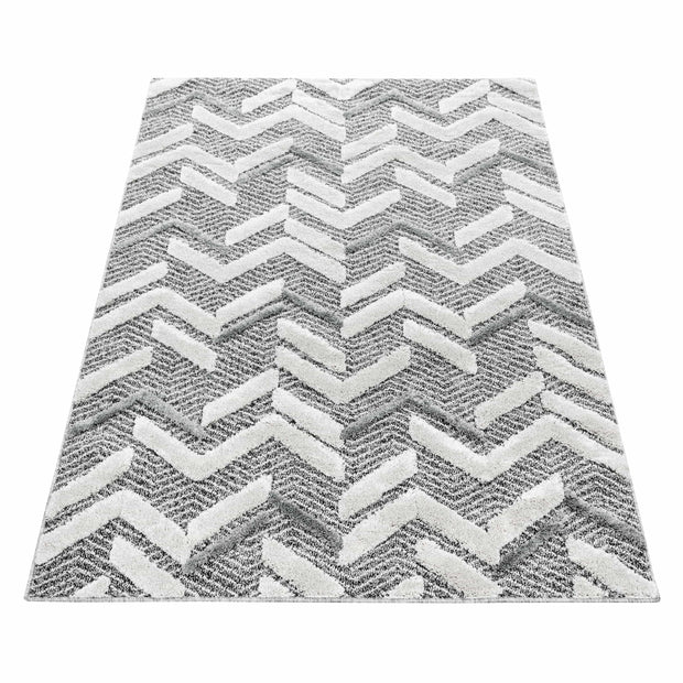 Tappeto Pisa 4705 Berber Design Grigio (2)