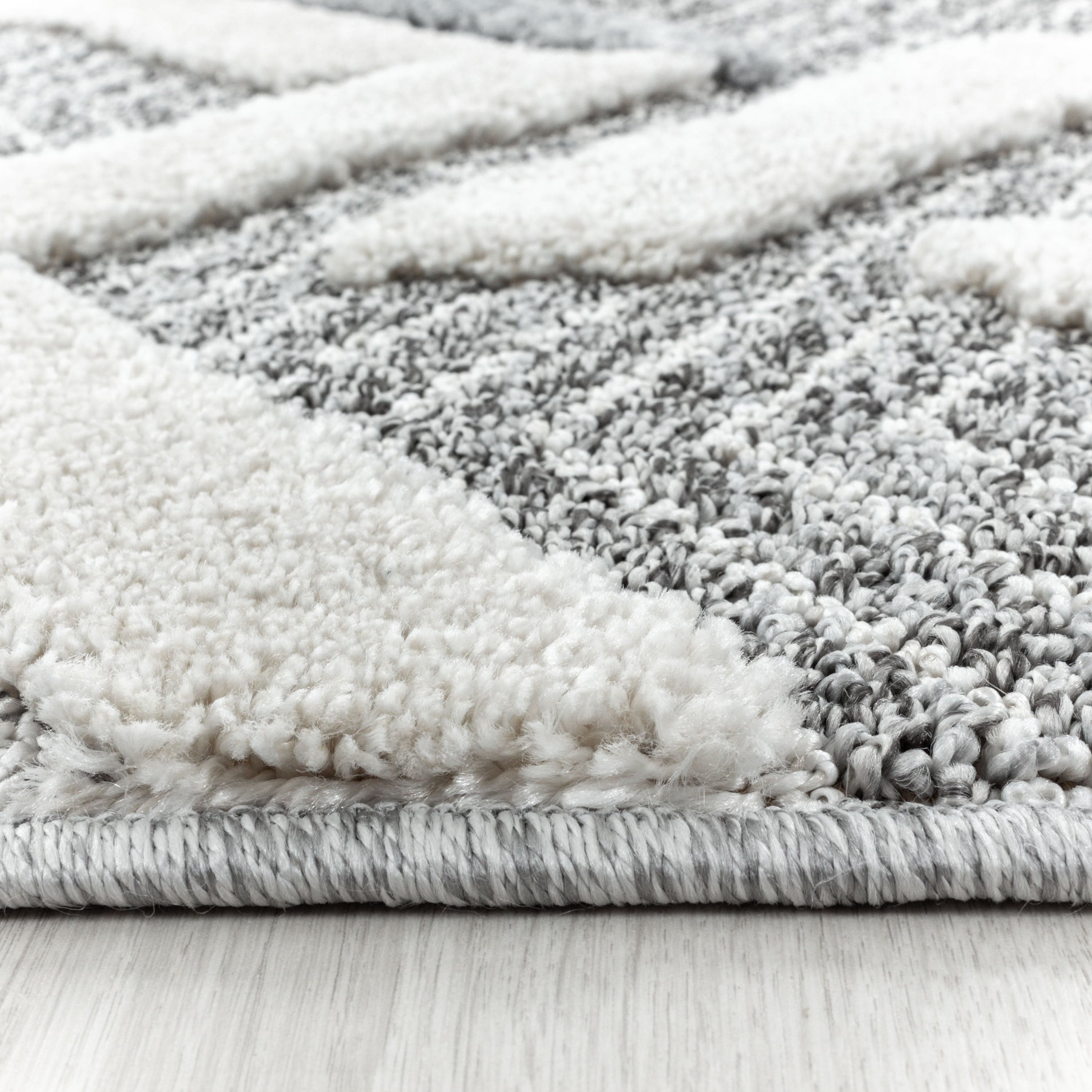 Tappeto Pisa 4705 Berber Design Grigio (3)