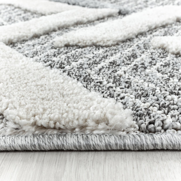 Tappeto Pisa 4705 Berber Design Grigio (3)