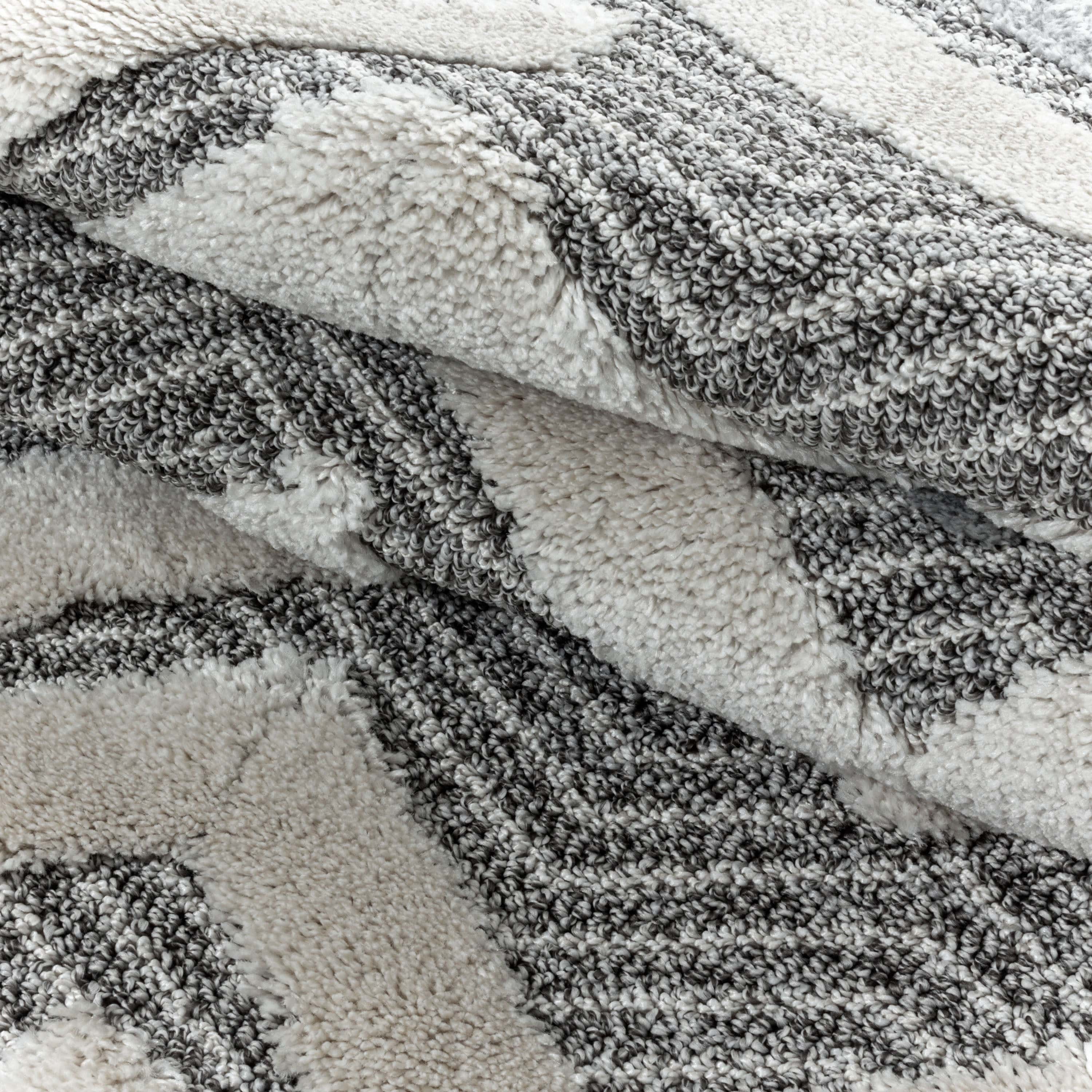 Tappeto Pisa 4705 Berber Design Grigio (5)