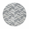 Tappeto Pisa 4705 Round Berber Design Grigio & AYYTPCH-PISA4705GREY-ROUND