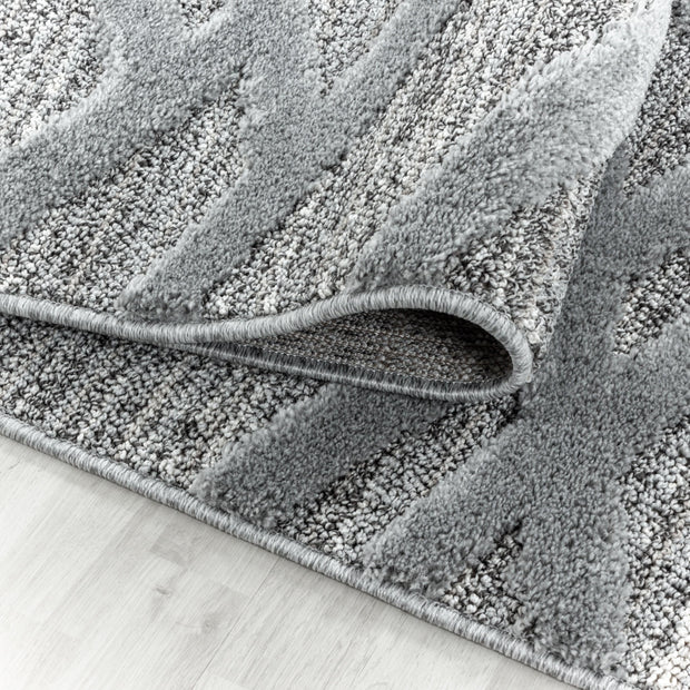Tappeto Pisa 4706 Round Boho Design Grigio (2)