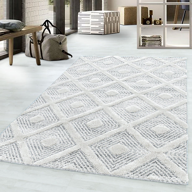 Tappeto Pisa 4707 Geometric Grigio (1)