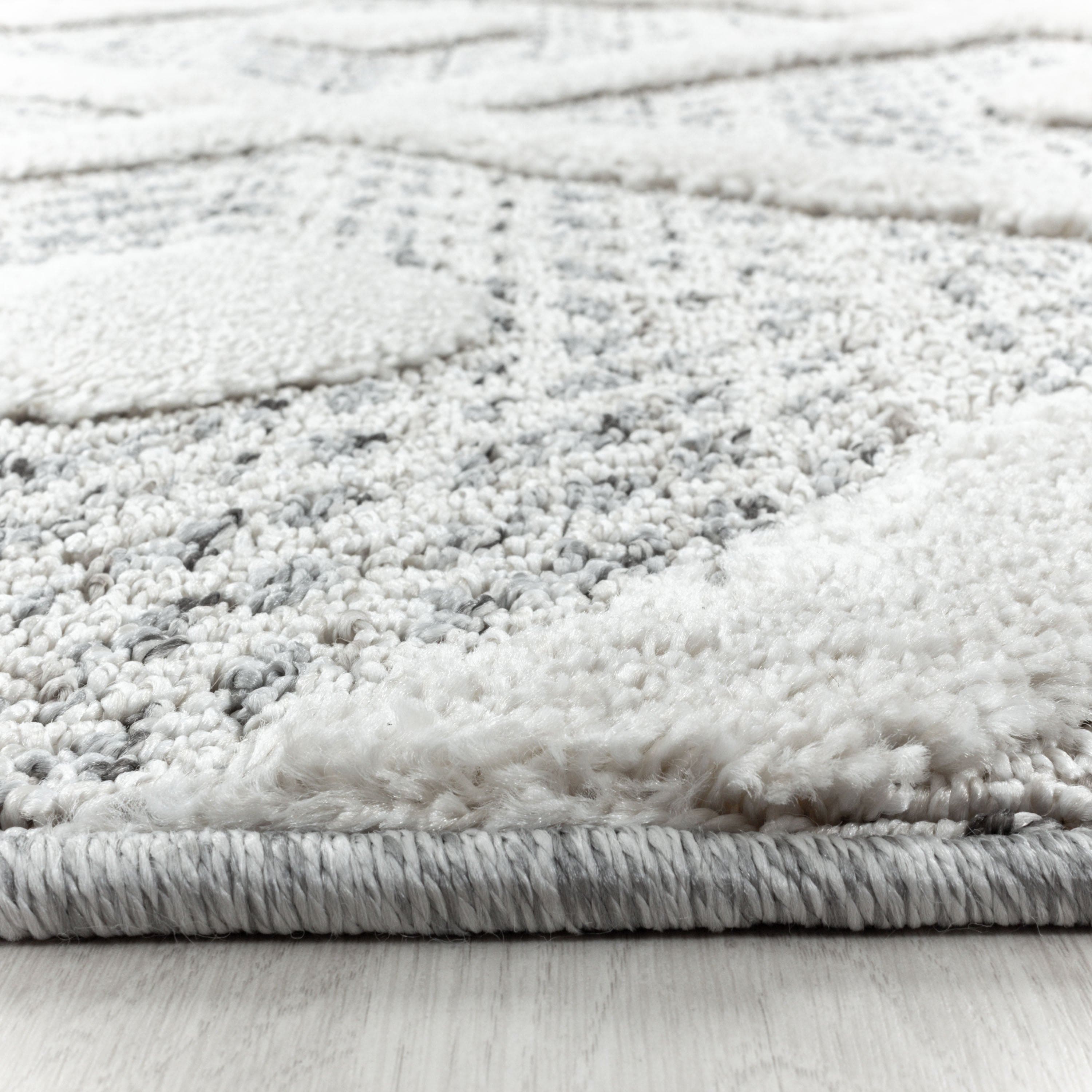 Tappeto Pisa 4707 Round Geometric Grigio (1)