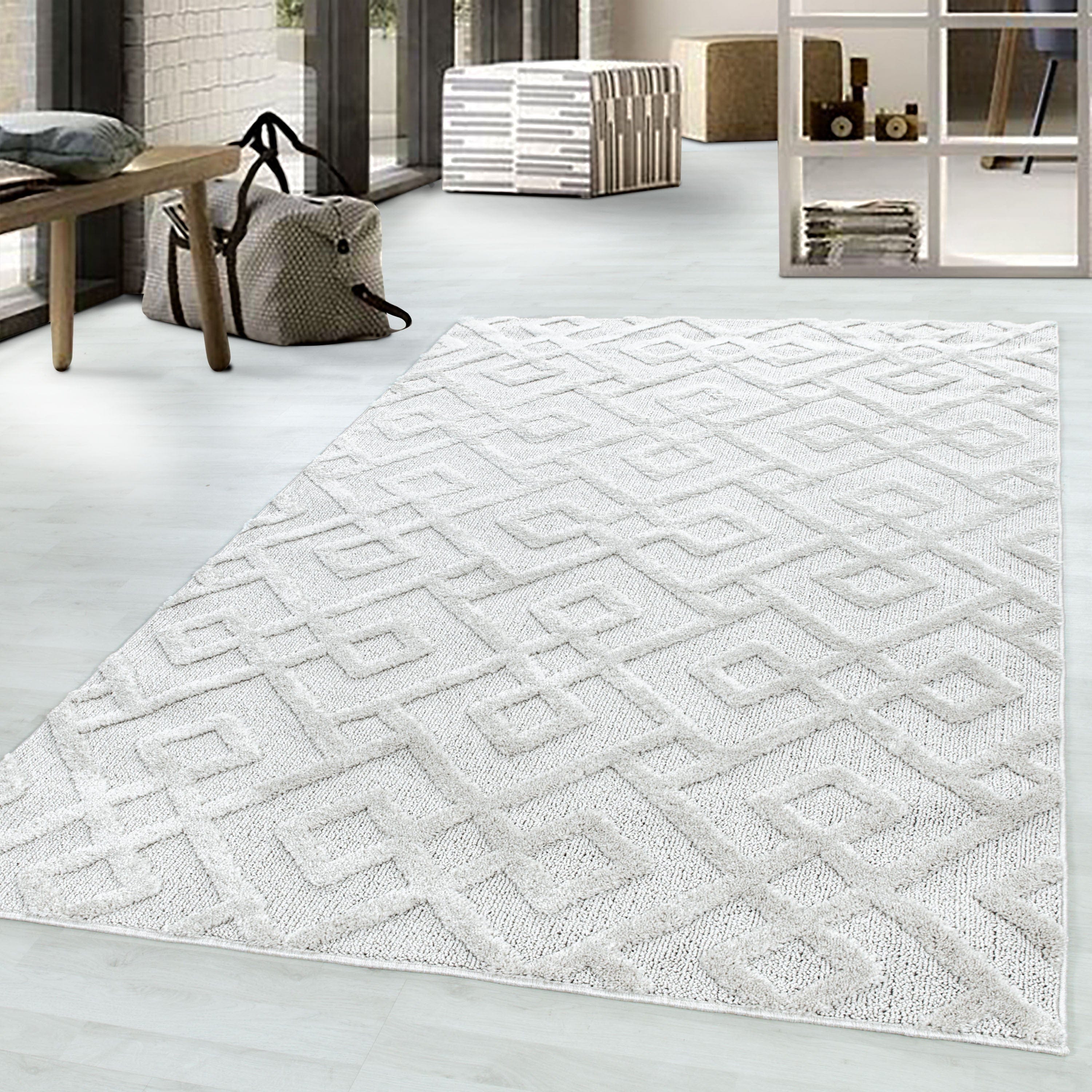 Tappeto Pisa 4708 Geometric Crema (1)