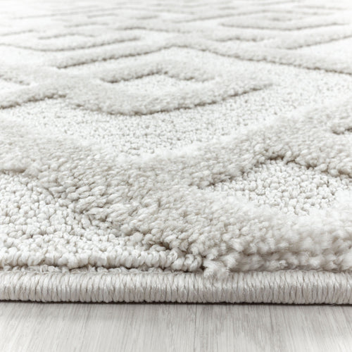 Tappeto Pisa 4708 Round Geometric Crema (1)
