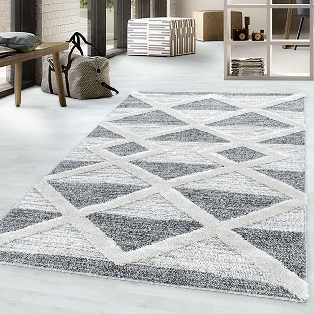 Tappeto Pisa 4709 Geometric Grigio (1)