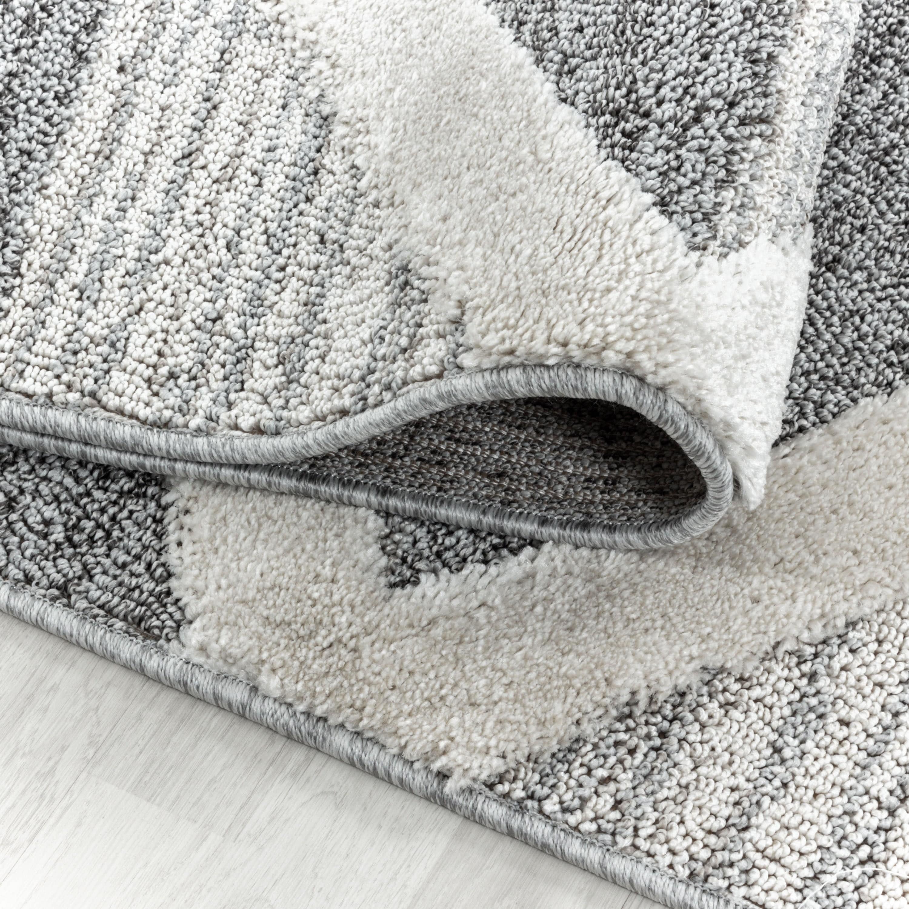 Tappeto Pisa 4709 Round Geometric Grigio (2)