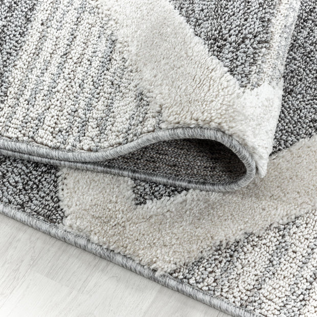 Tappeto Pisa 4709 Round Geometric Grigio (2)