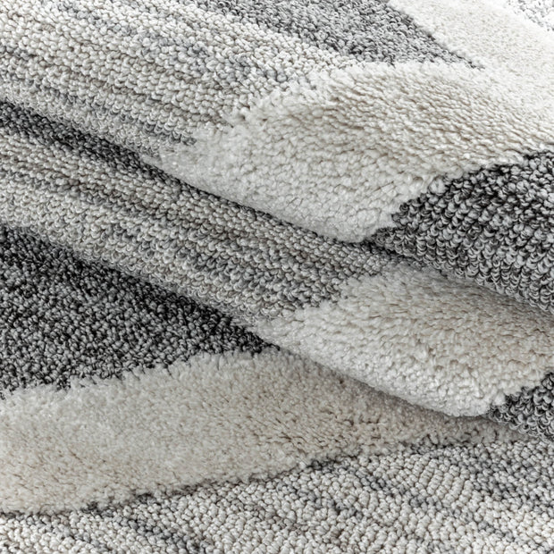 Tappeto Pisa 4709 Round Geometric Grigio (3)