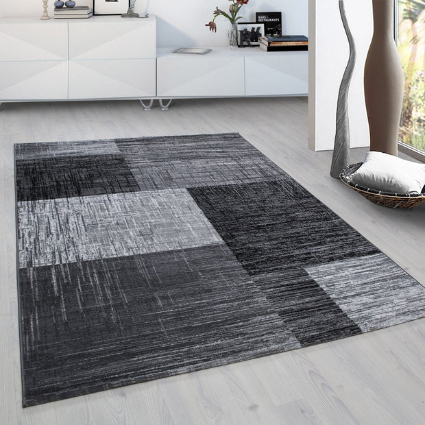 Ayyildiz Teppiche Tappeto Plus 8001 Abstract Checkered Nero