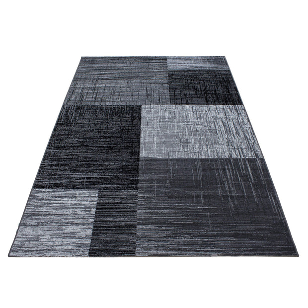Ayyildiz Teppiche Tappeto Plus 8001 Abstract Checkered Nero