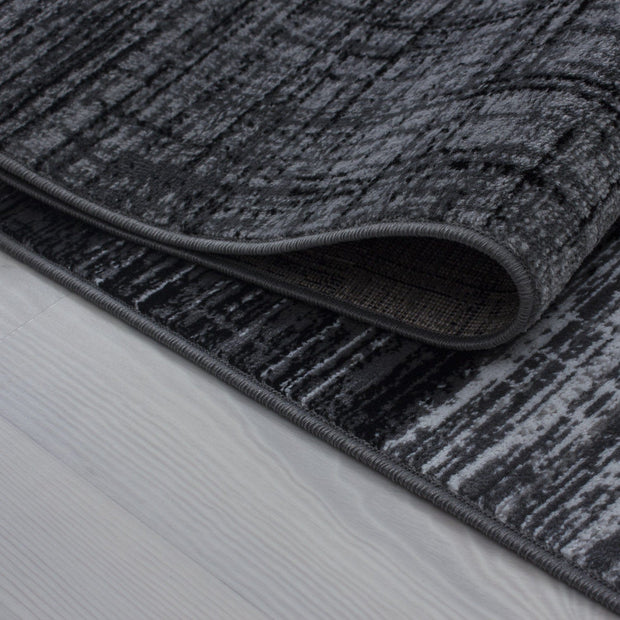 Ayyildiz Teppiche Tappeto Plus 8001 Abstract Checkered Nero