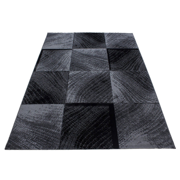 Ayyildiz Teppiche Tappeto Plus 8003 Checkered Nero