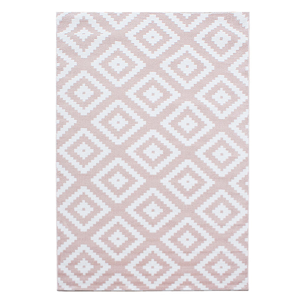 Ayyildiz Teppiche Tappeto Plus 8005 Geometric Rosa