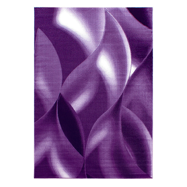 Ayyildiz Teppiche Tappeto Plus 8008 Abstract Waves Violetto