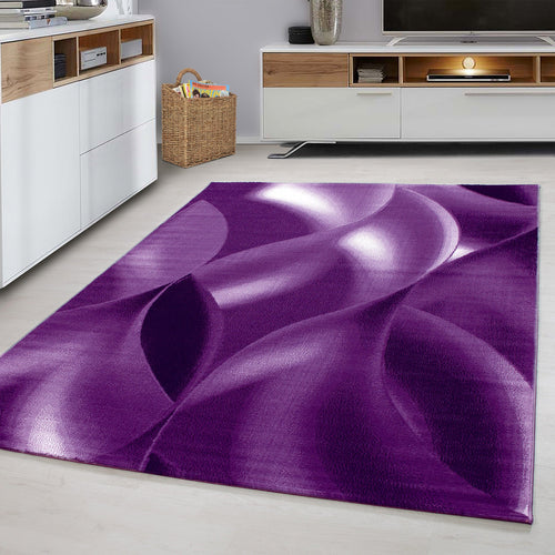 Ayyildiz Teppiche Tappeto Plus 8008 Abstract Waves Violetto