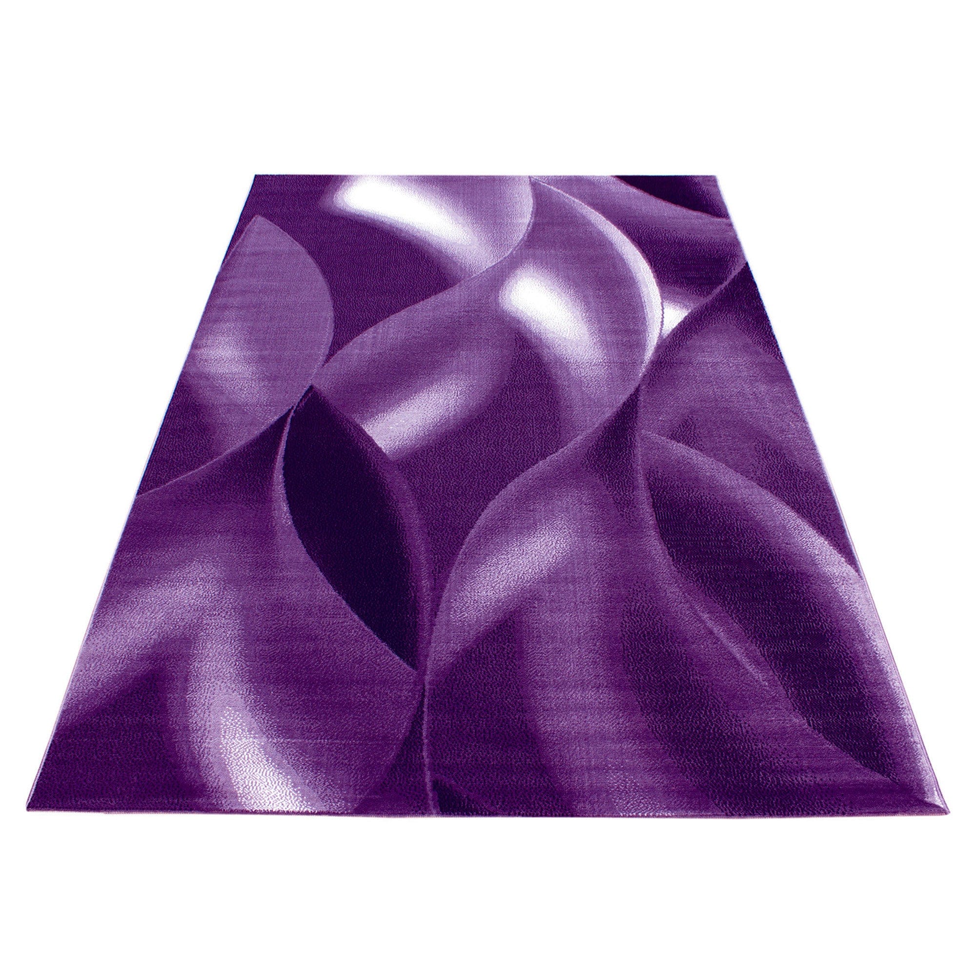Ayyildiz Teppiche Tappeto Plus 8008 Abstract Waves Violetto
