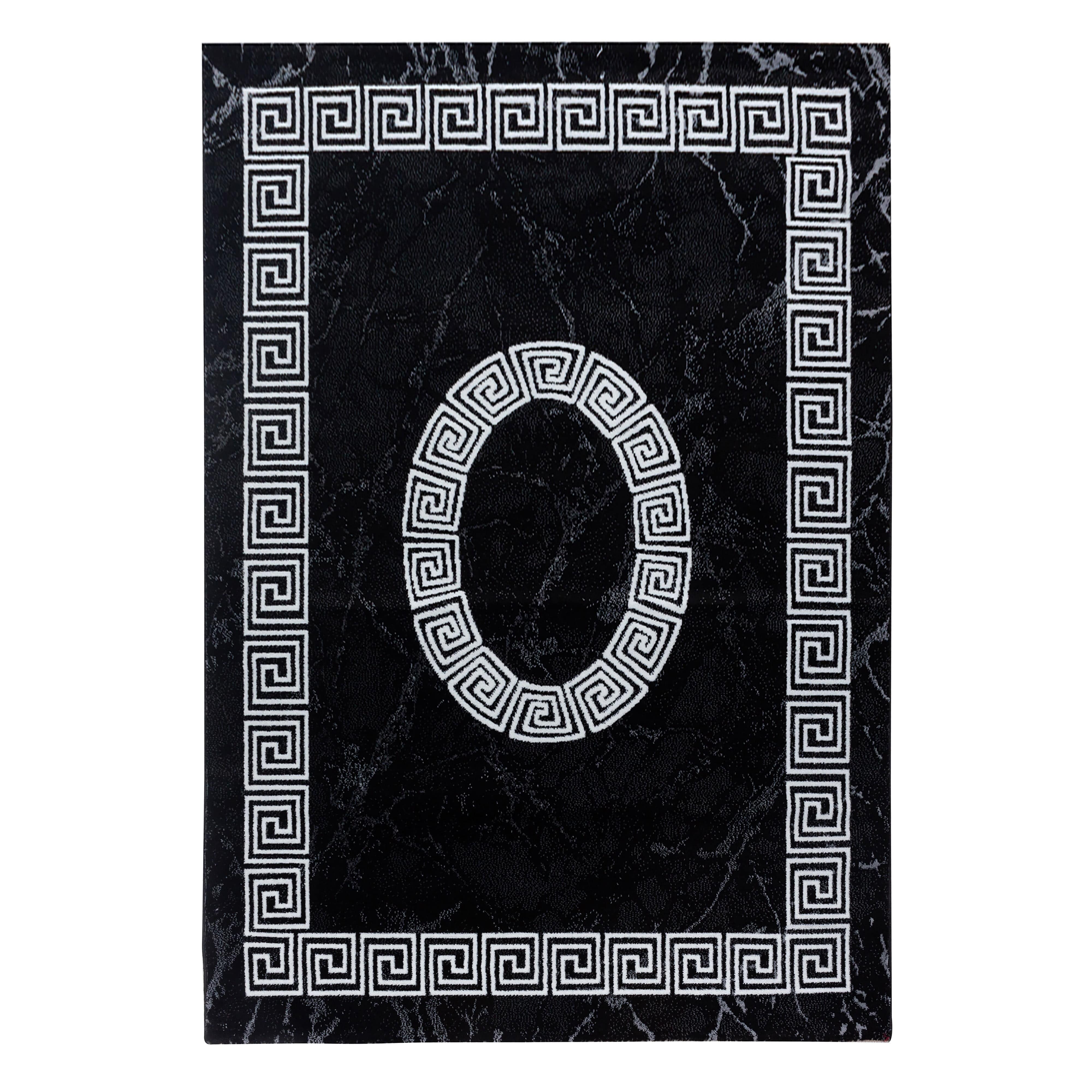 Ayyildiz Teppiche Tappeto Plus 8009 Meander Nero
