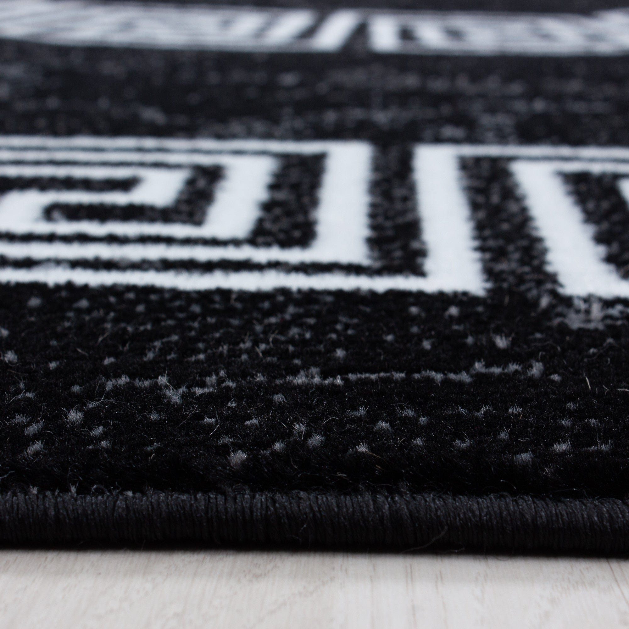Ayyildiz Teppiche Tappeto Plus 8009 Meander Nero