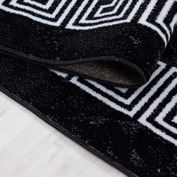 Ayyildiz Teppiche Tappeto Plus 8009 Meander Nero