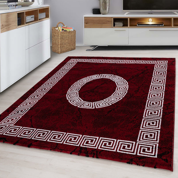 Ayyildiz Teppiche Tappeto Plus 8009 Meander Rosso