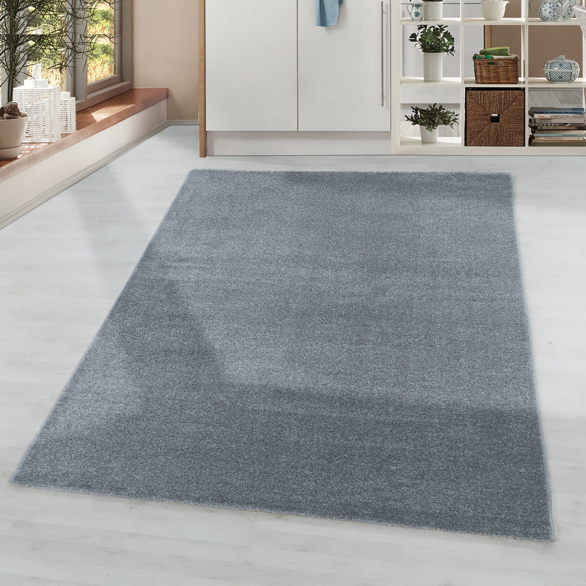 Tappeto Rio 4600 Unicolor Argento (1)